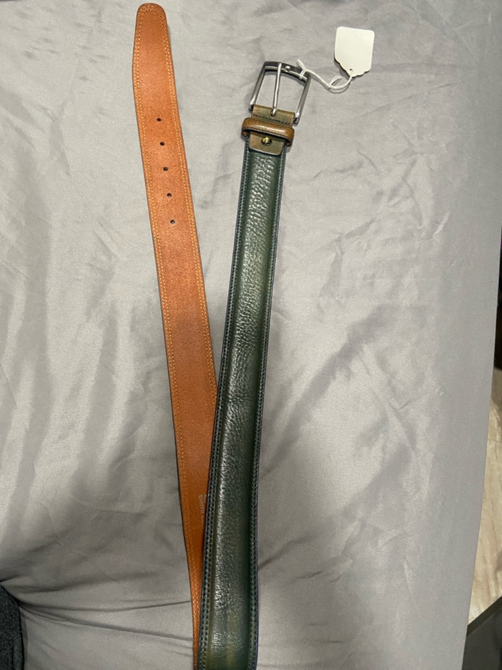 Pierre Cardin "Evolution" genuine leather belt.